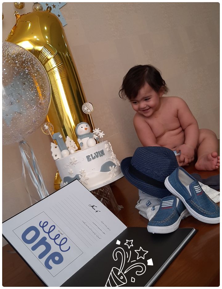 تولد یک سالگی کودک الوین معرفت