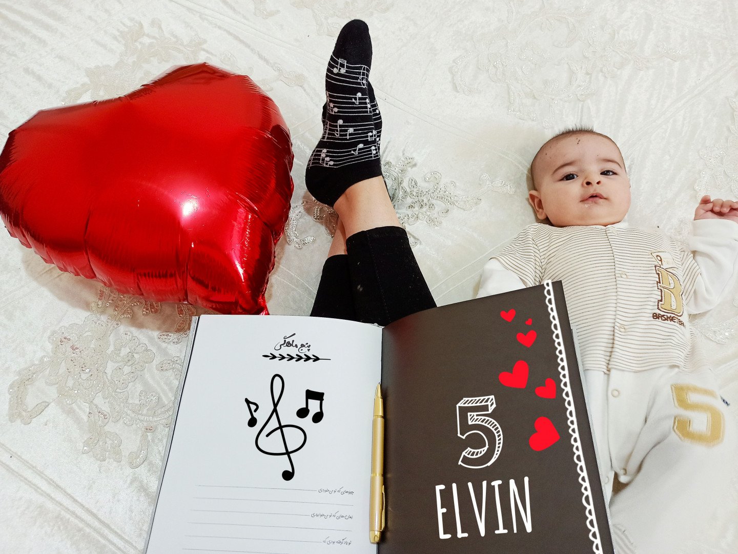 جشن ولنتاین کودک ائلوین ملازاده