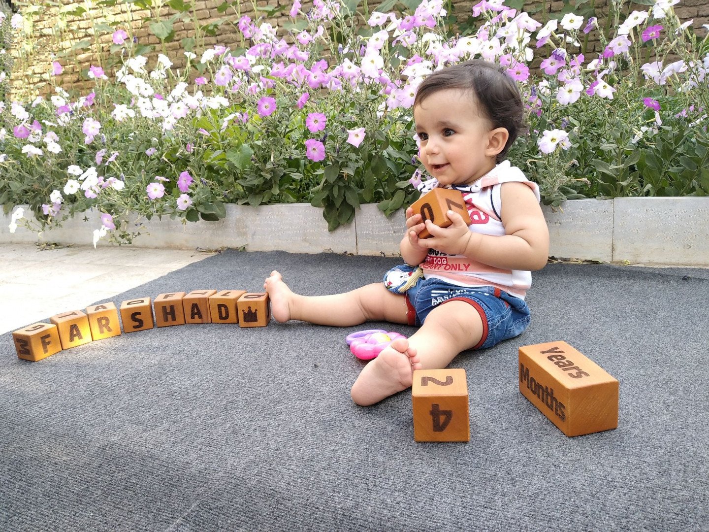 مکعب چوبی حروف لاتین فرشاد رفیعی