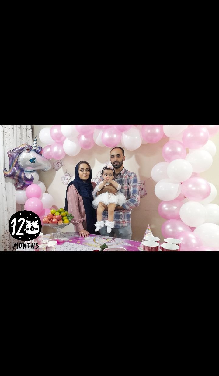 دوازده ماهگی نوزاد سوگند امامی