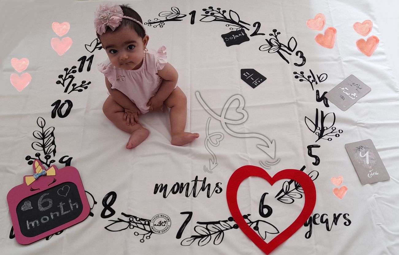 شش ماهگی نوزاد سوگند امامی