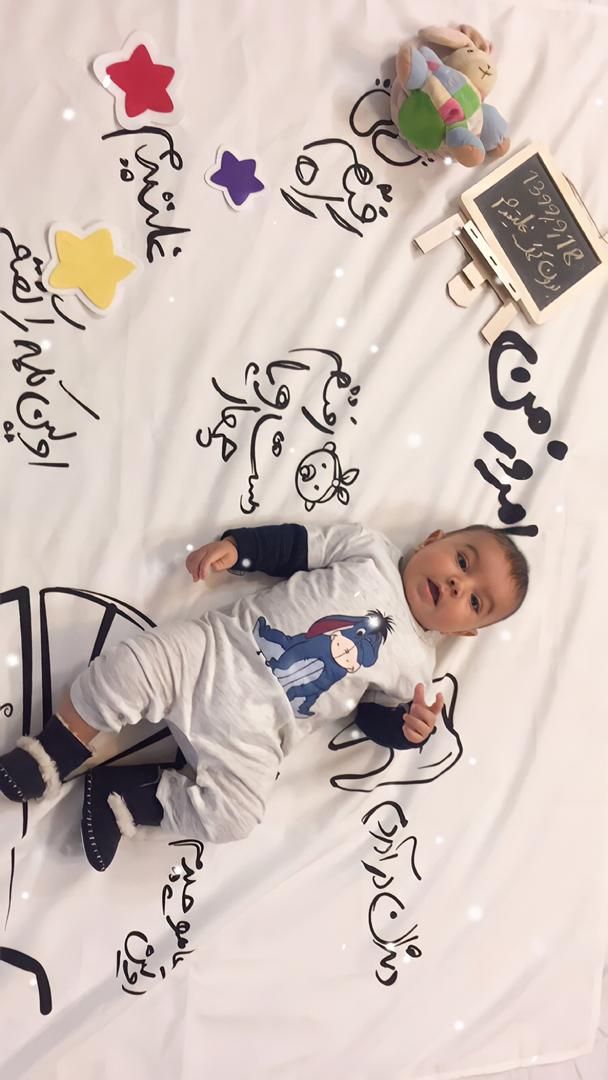 تم عکس زمستانی نوزاد دایان اسکندری