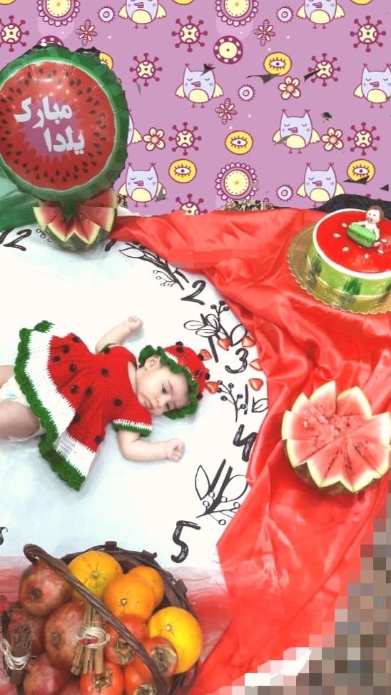 شب یلدا کودک ارمیس رضاییان