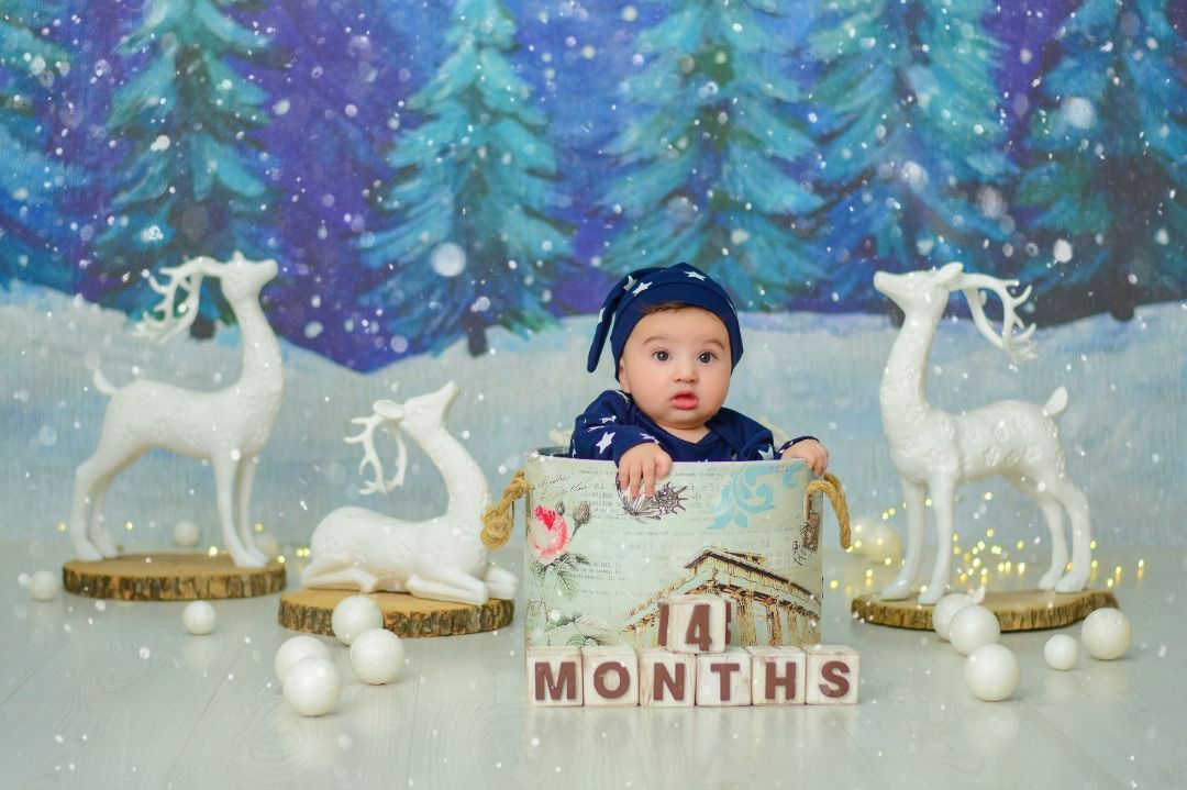 تم عکس زمستانی نوزاد مهرسام جهدی