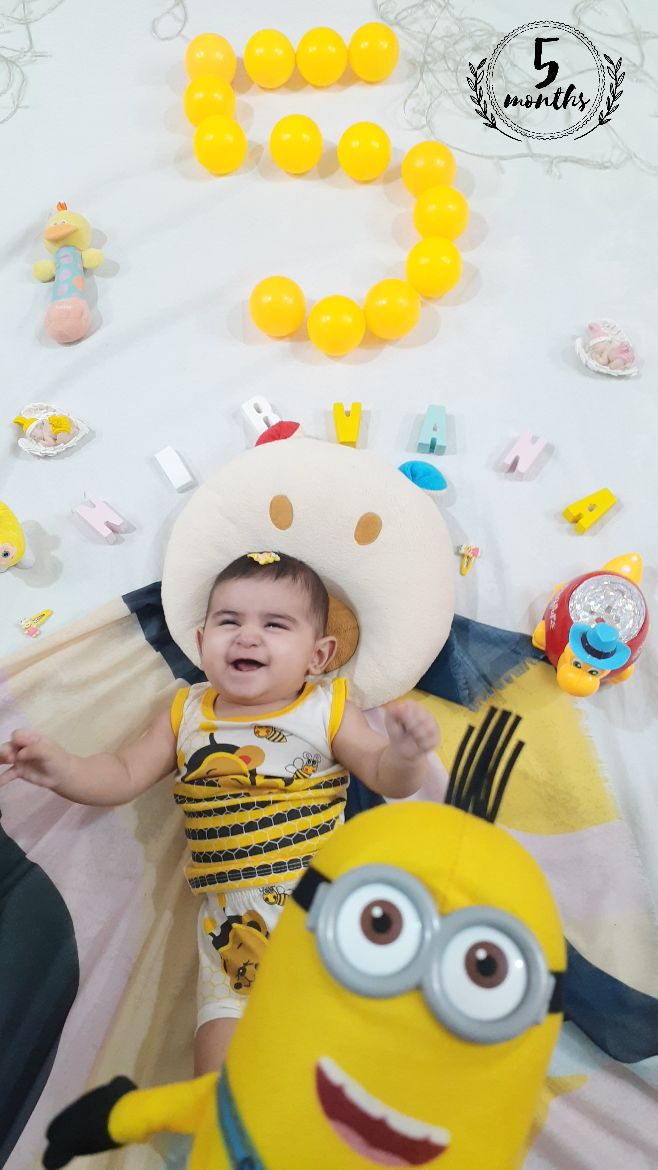 پنج ماهگی نوزاد نیروانا نیرومند