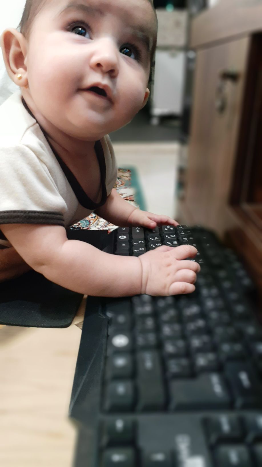 چهار ماهگی نوزاد نیروانا نیرومند