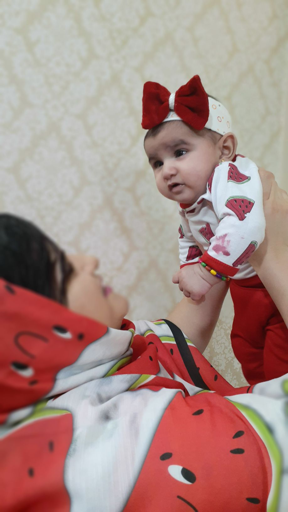 چهار ماهگی نوزاد نیروانا نیرومند