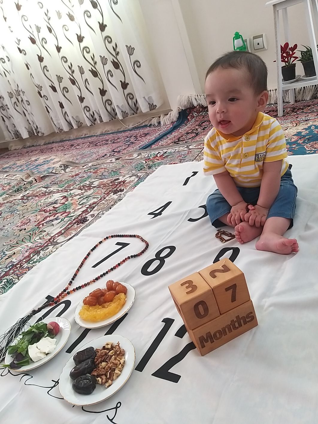 هفت ماهگی نوزاد سبحان احمدی