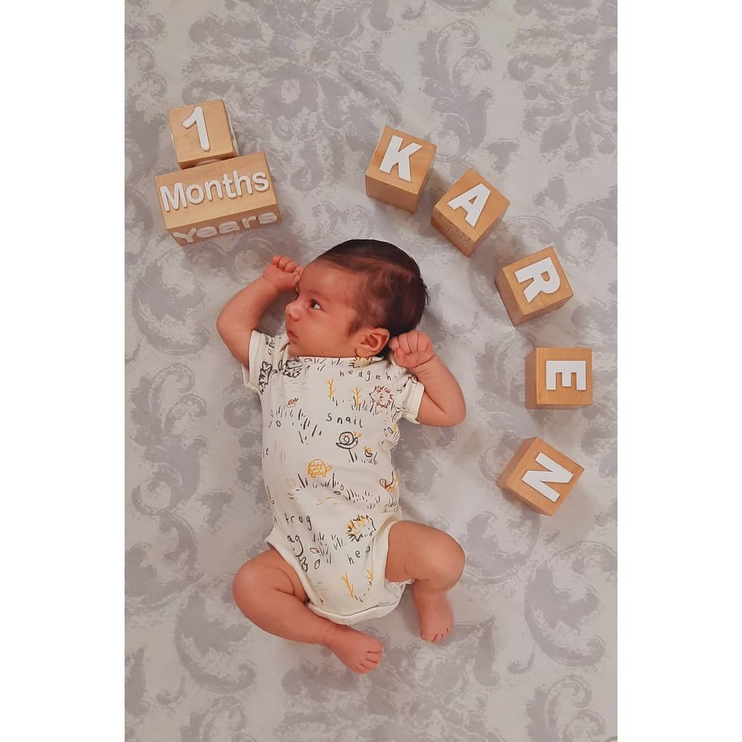 یک ماهگی نوزاد کارن مهدوی