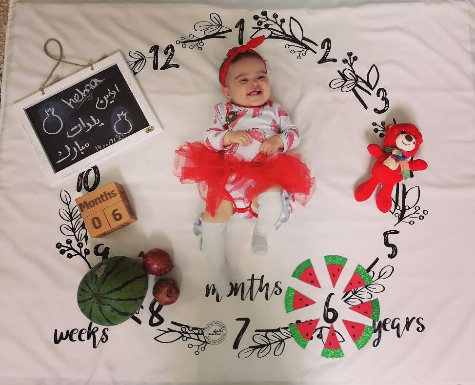 شش ماهگی نوزاد حلما ملک آبادی