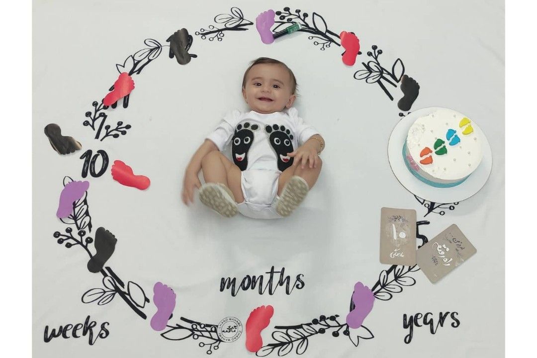 ده ماهگی نوزاد طاها