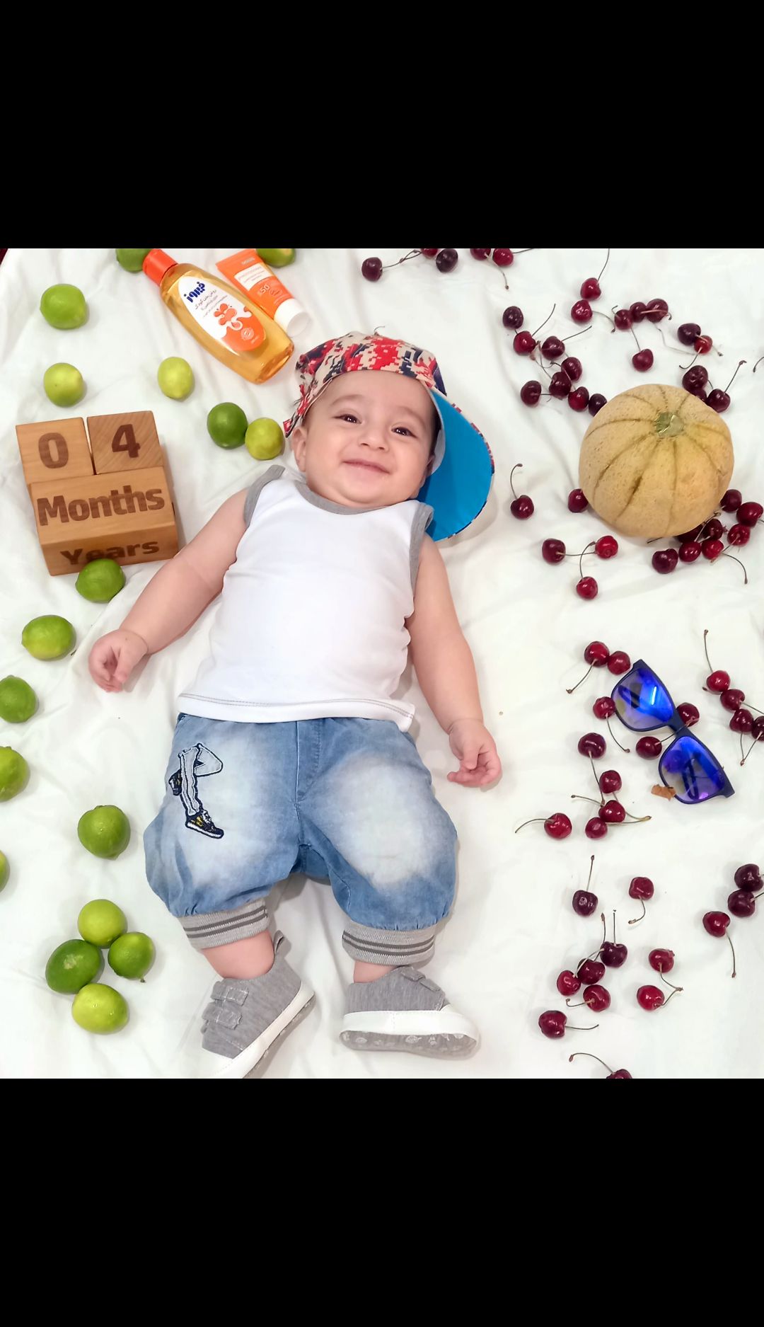 چهار ماهگی نوزاد رادین اسدی