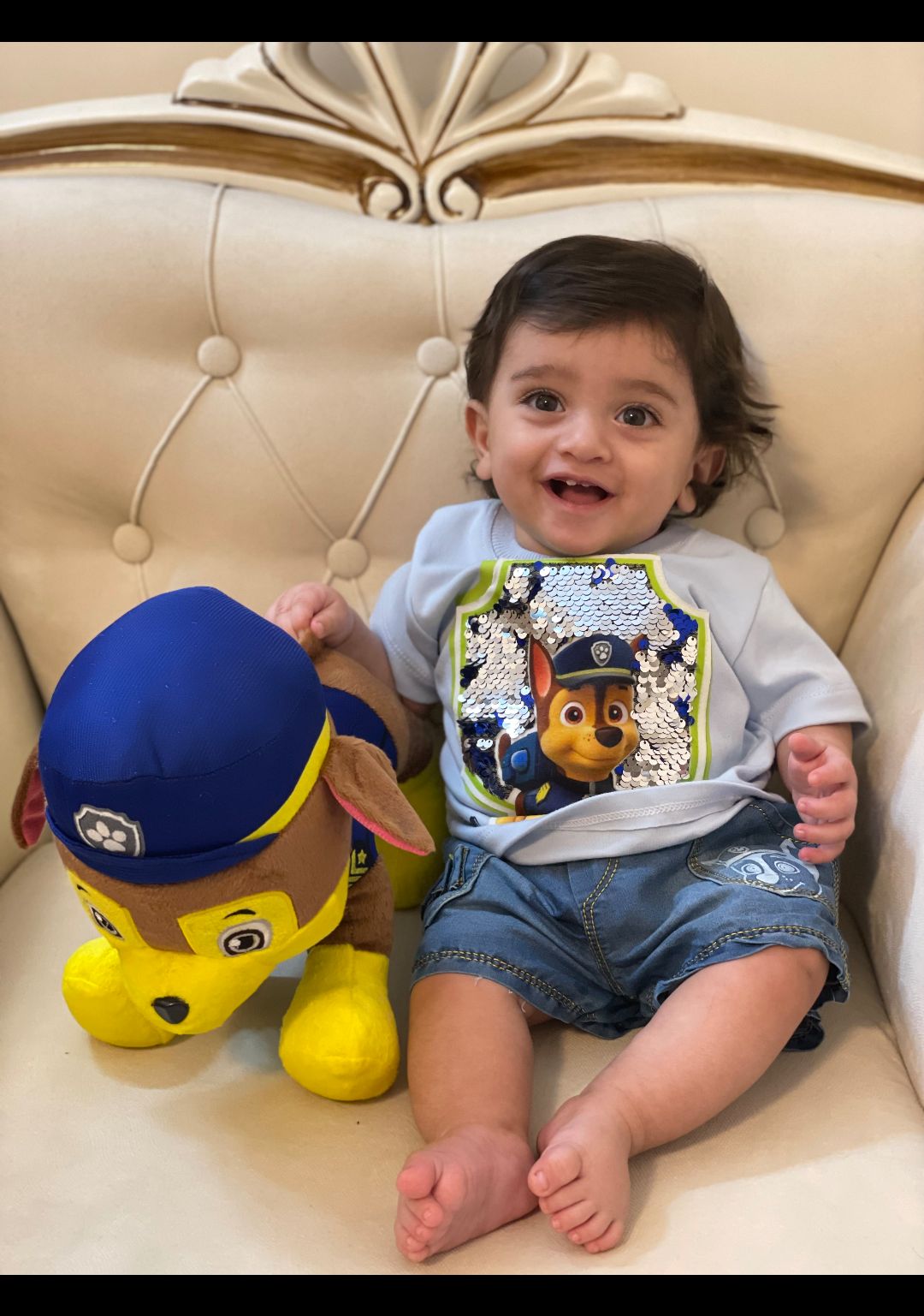 هشت ماهگی نوزاد سید میلان فداکار