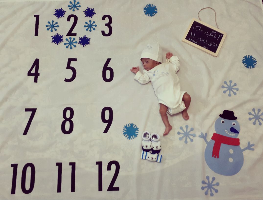 دو ماهگی نوزاد سید میلان فداکار