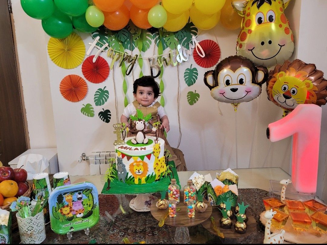 تولد یک سالگی کودک سید میلان فداکار