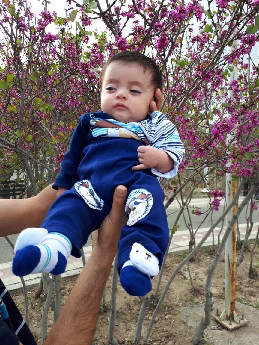 چهار ماهگی نوزاد سید میلان فداکار