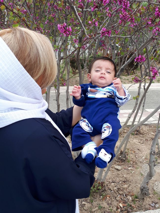 چهار ماهگی نوزاد سید میلان فداکار