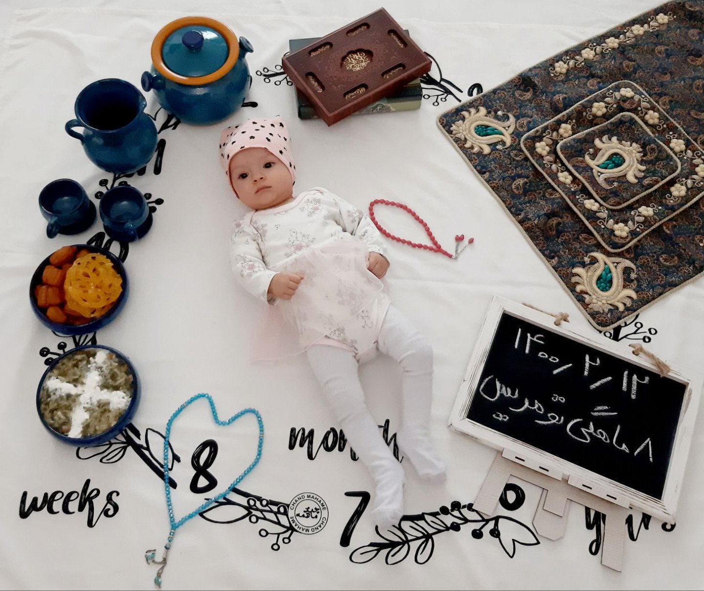 هشت ماهگی نوزاد تومریس نگارستانی