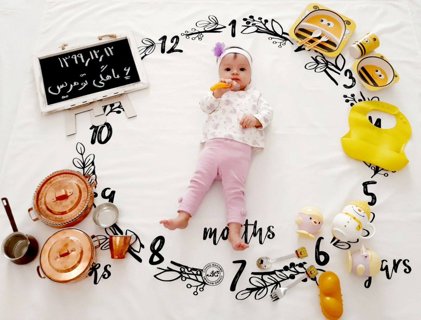 شش ماهگی نوزاد تومریس نگارستانی