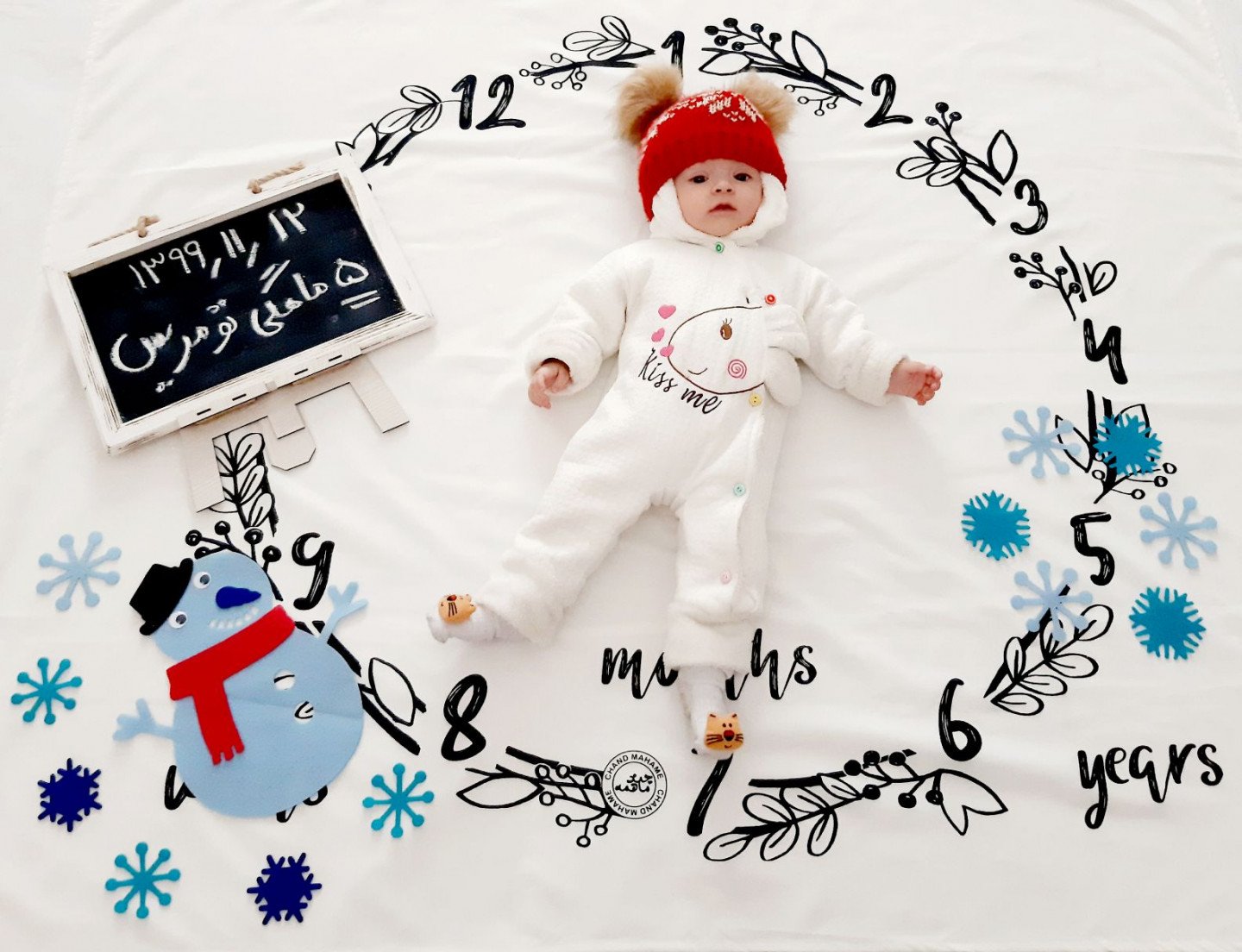 پنج ماهگی نوزاد تومریس نگارستانی