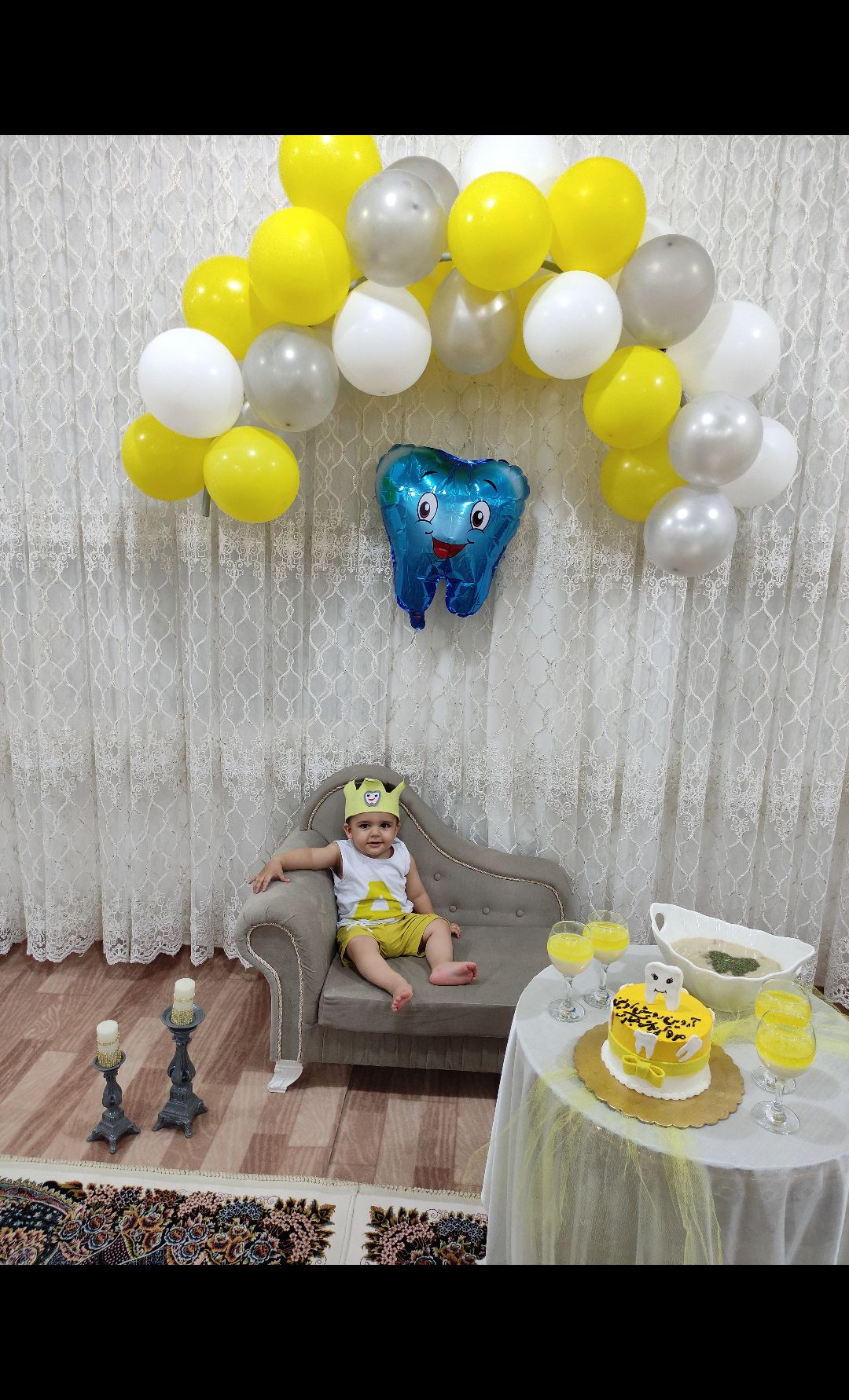 جشن دندونی نوزاد آروین