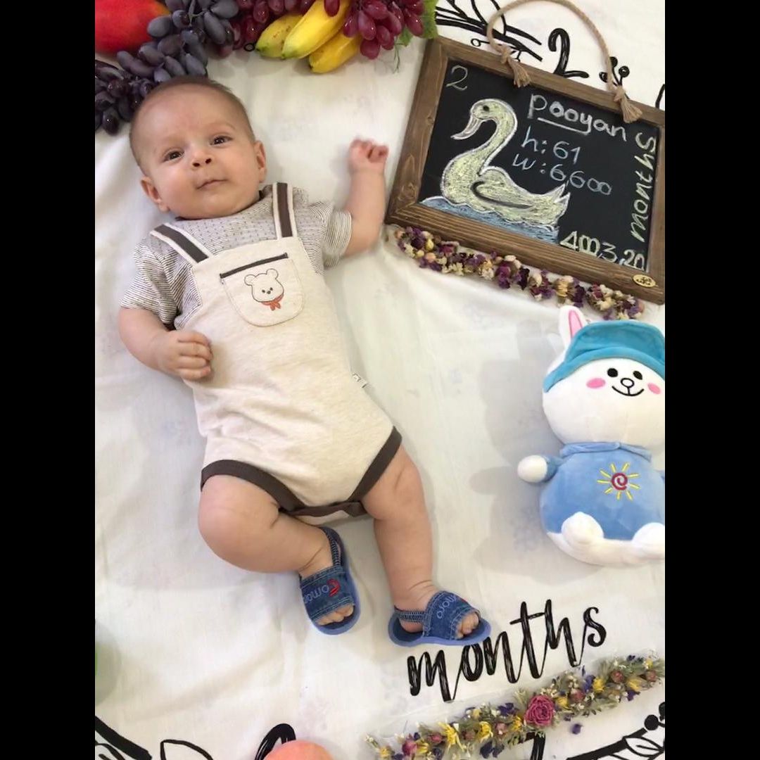 دو ماهگی نوزاد پویان قیاسوند