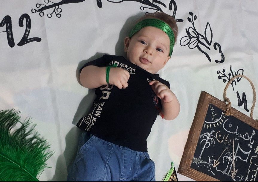 عکس محرم کودک پویان قیاسوند