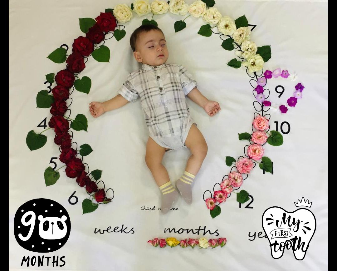 ایستادن نوزاد سامیار جمالی