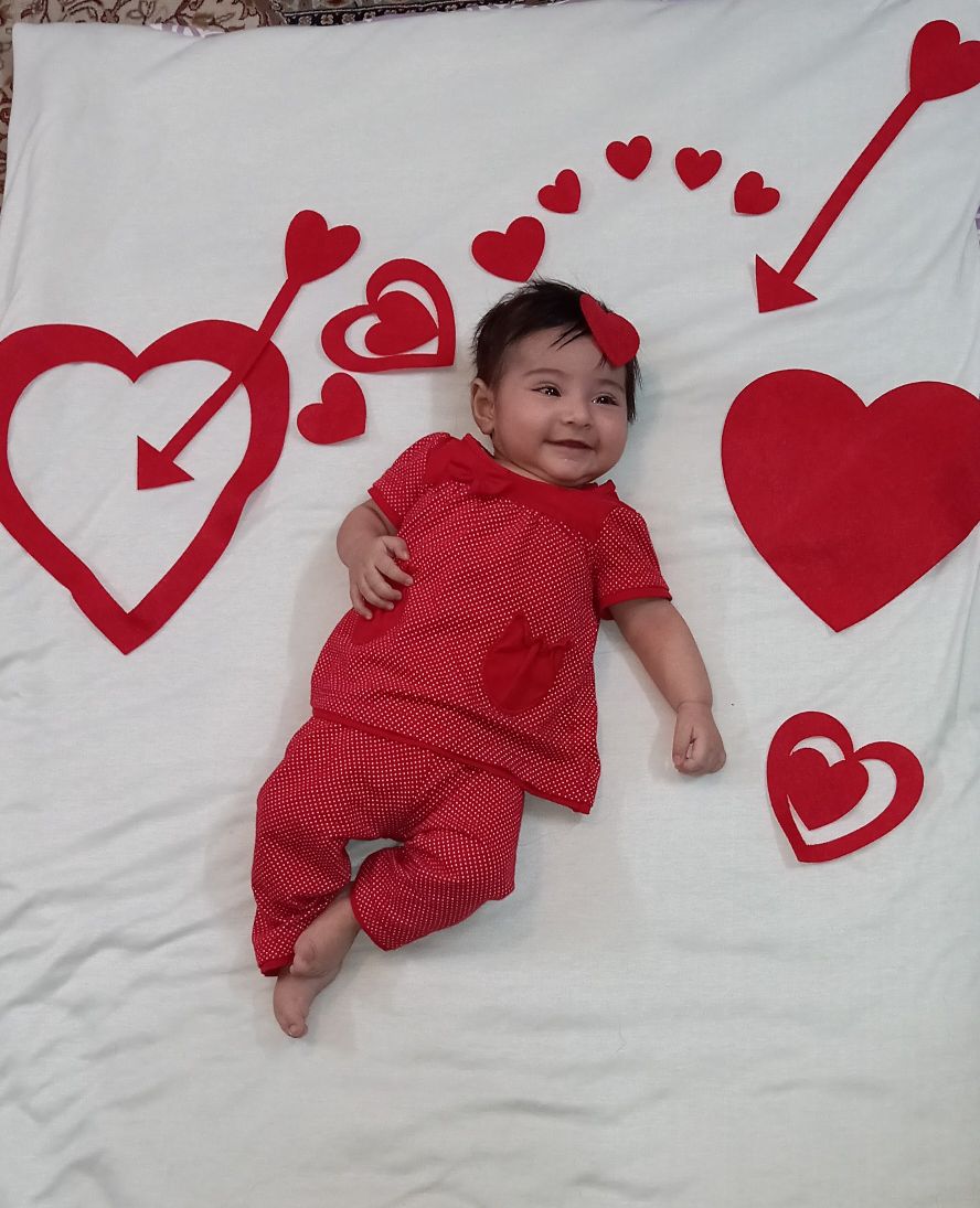 جشن ولنتاین کودک مهرسا جلفائی