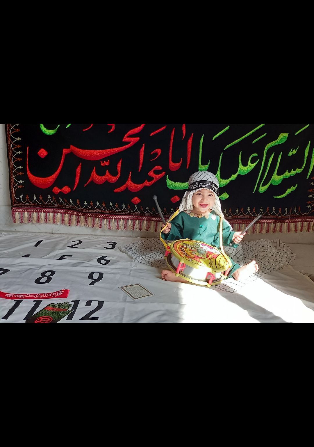 عکس محرم کودک مهرسا جلفائی