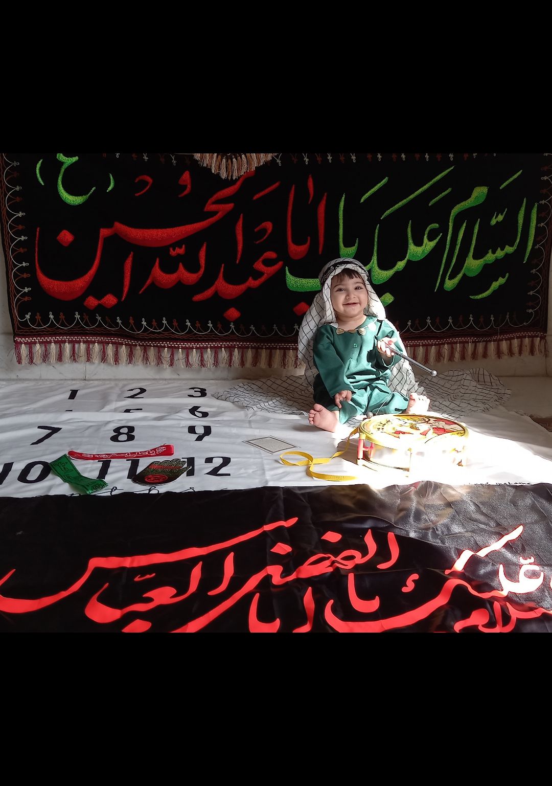 عکس محرم کودک مهرسا جلفائی