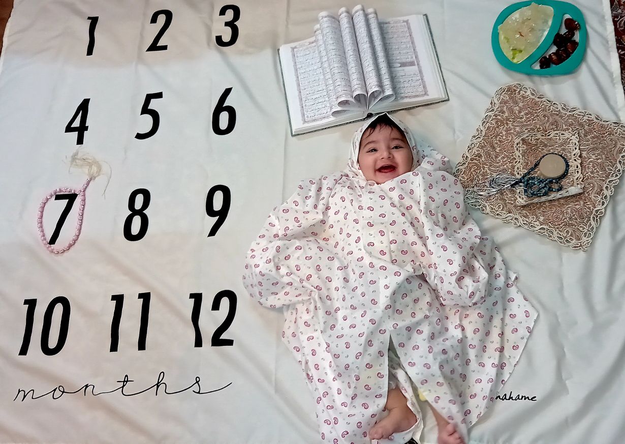 هفت ماهگی نوزاد مهرسا جلفائی