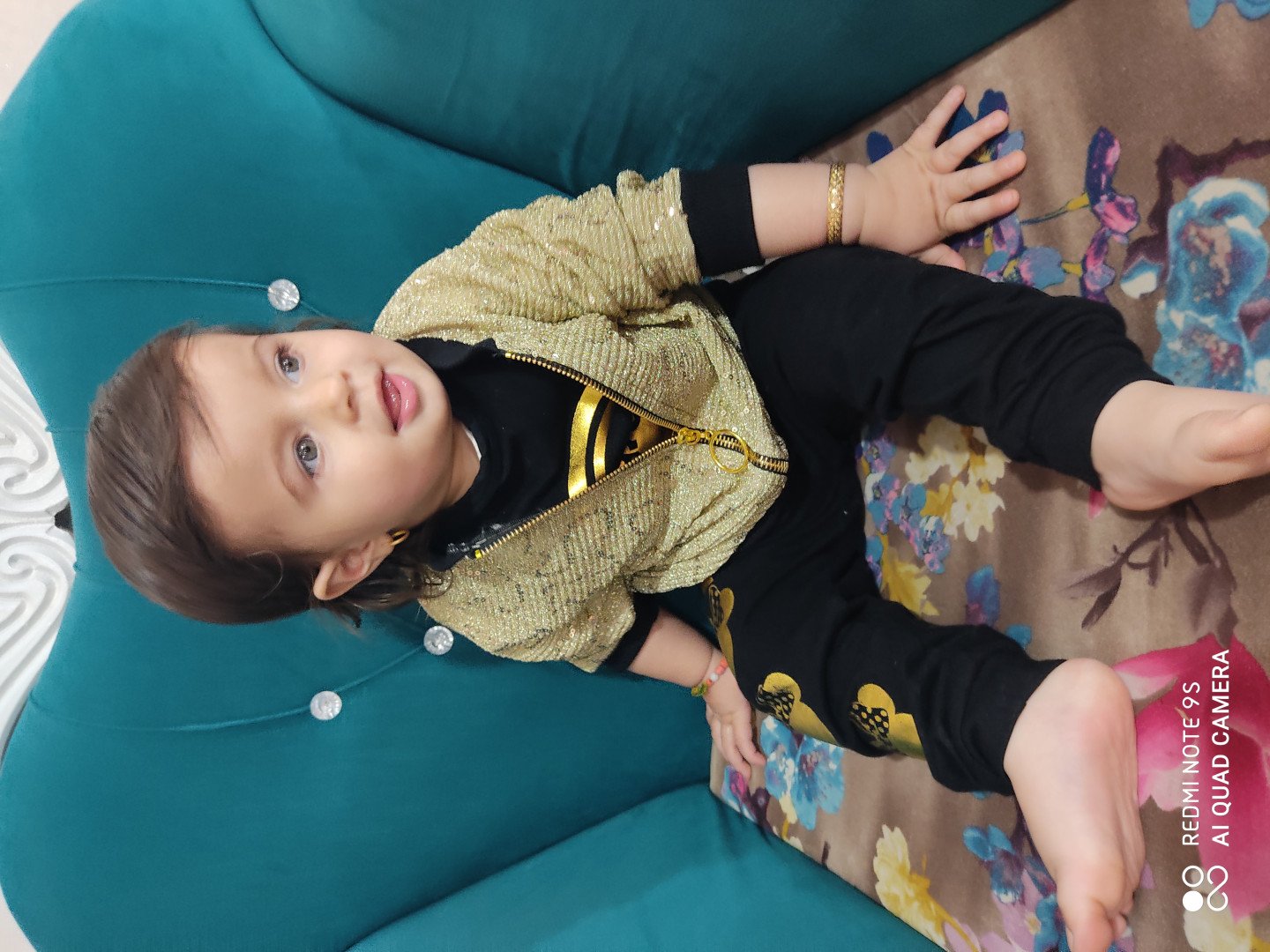 پانزده ماهگی کودک پرنسا لری جعفرآباد