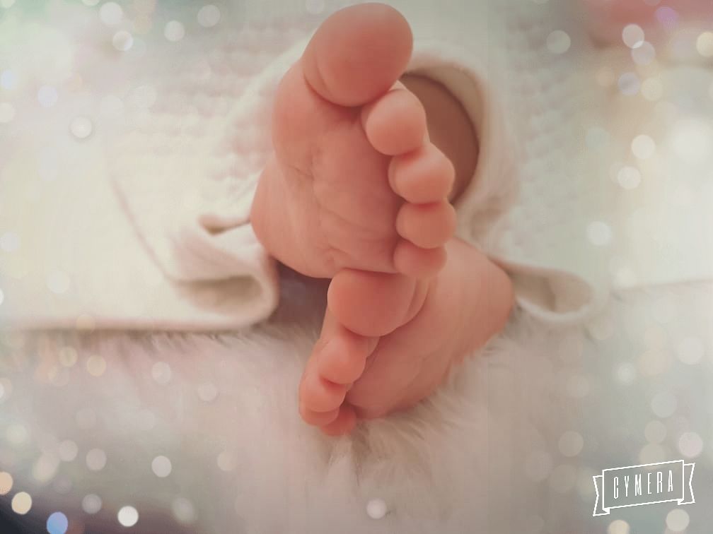 اثر پای نوزاد ماهان عبدالهی راد