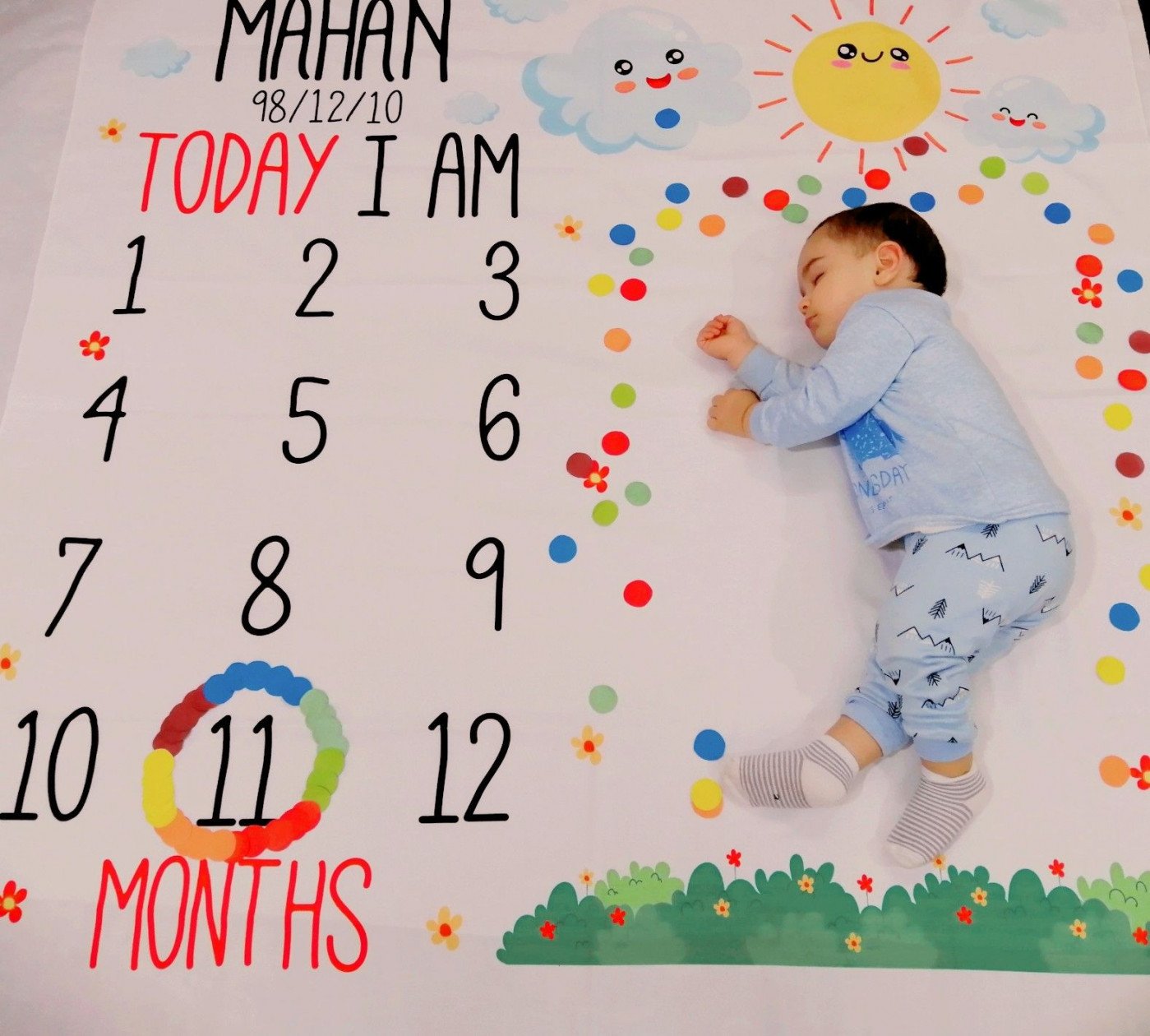 تم عکس زمستانی نوزاد ماهان عبدالهی راد