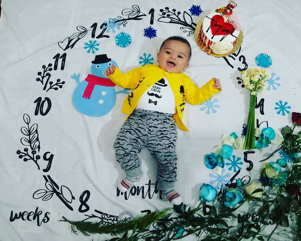 پنج ماهگی نوزاد کیانمهر نبی زاده