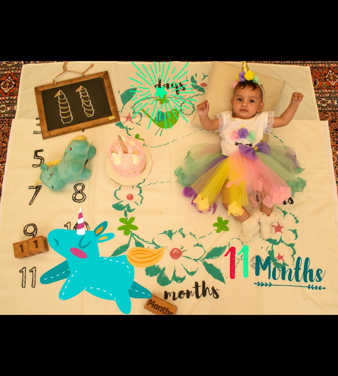 یازده ماهگی نوزاد ماهلین جلیلوند