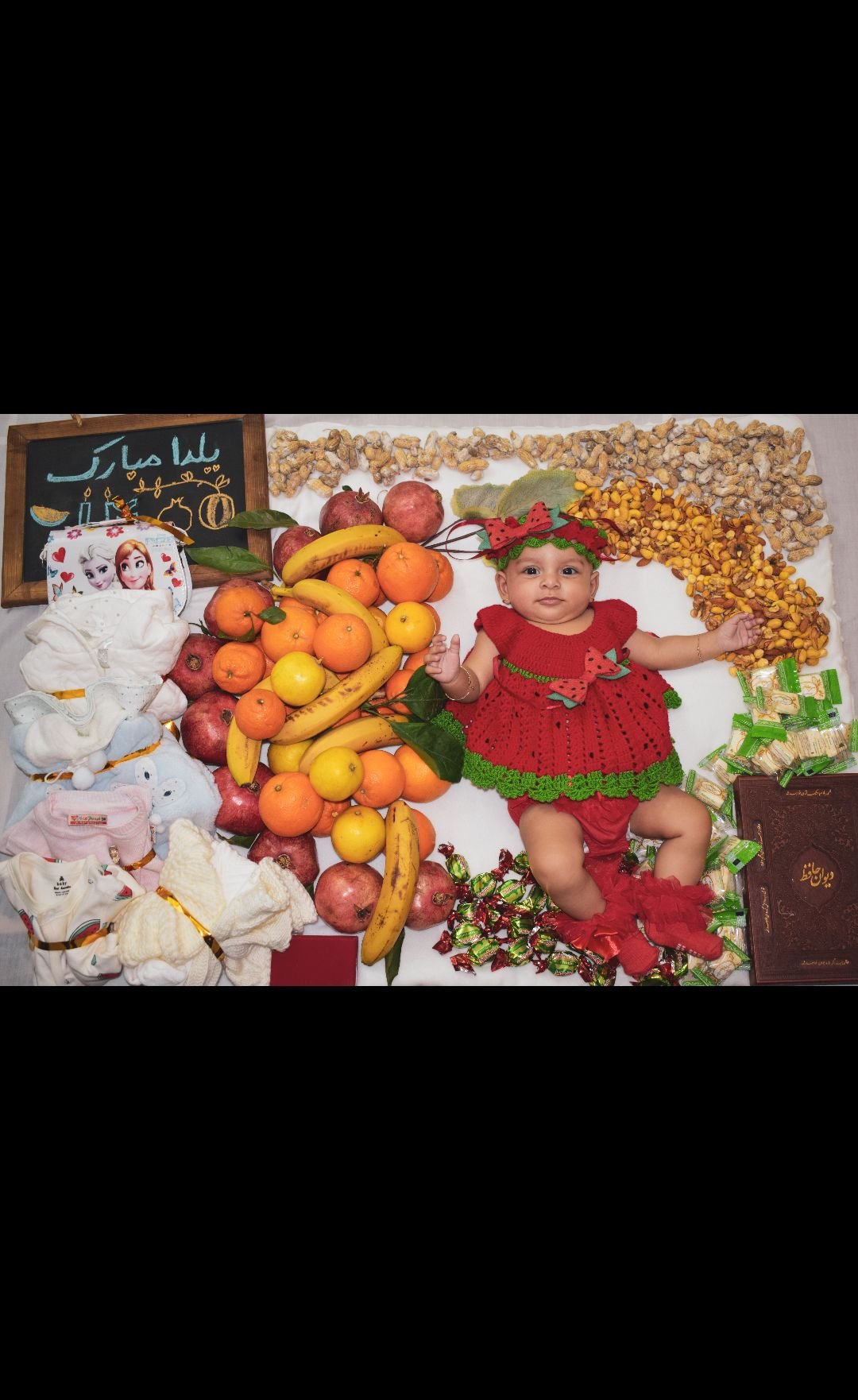 شب یلدا کودک ماهلین جلیلوند