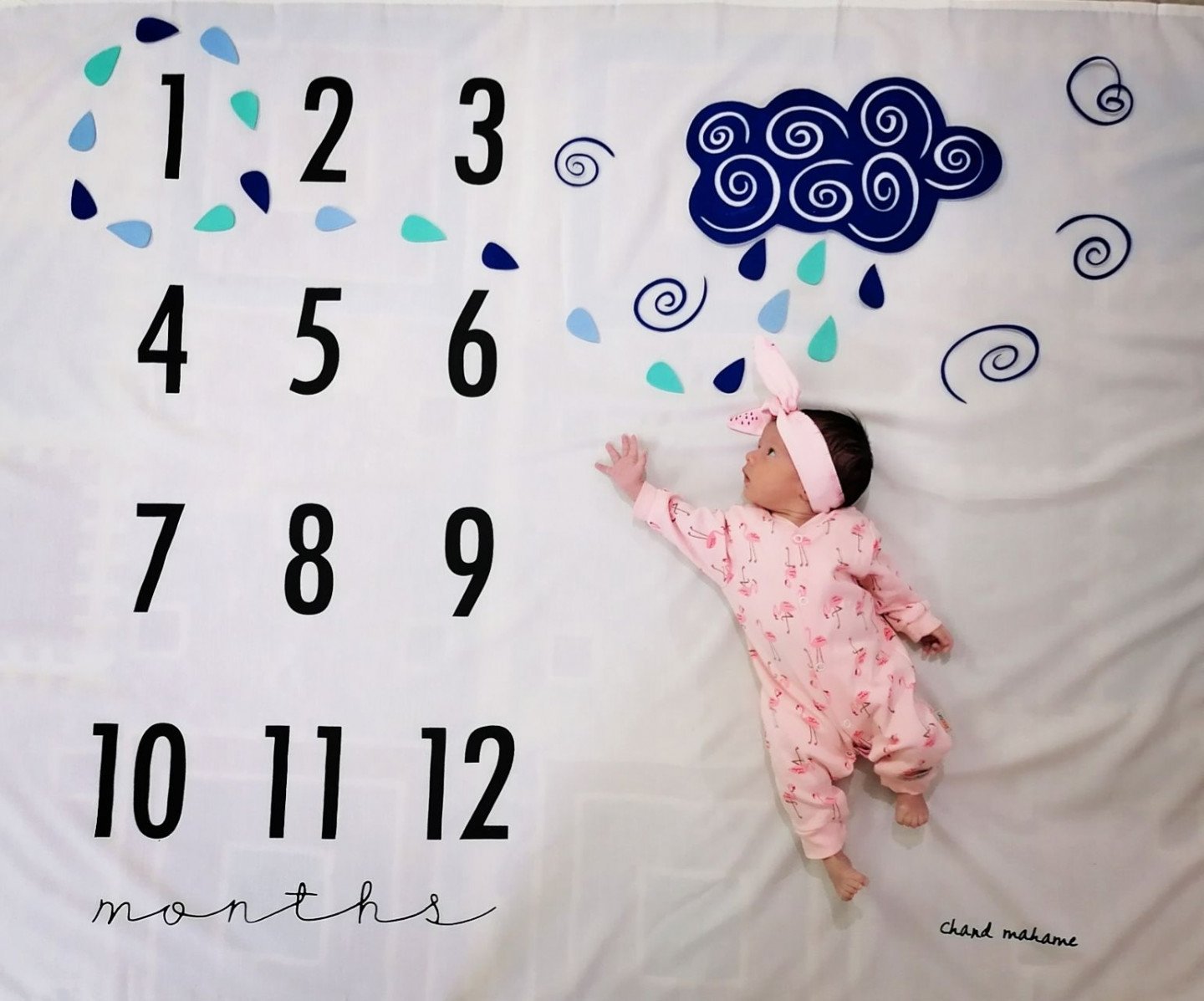 یک ماهگی نوزاد بیسان نجفی