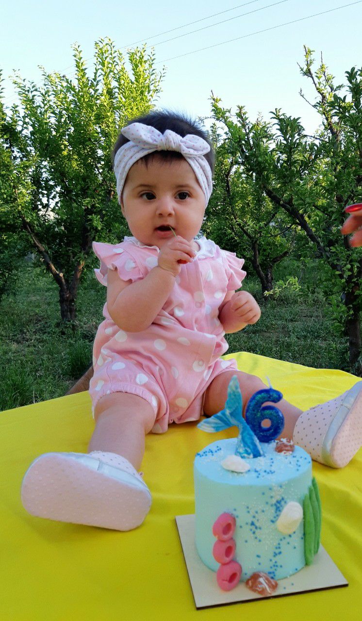 شش ماهگی نوزاد رز امیرمحمدی