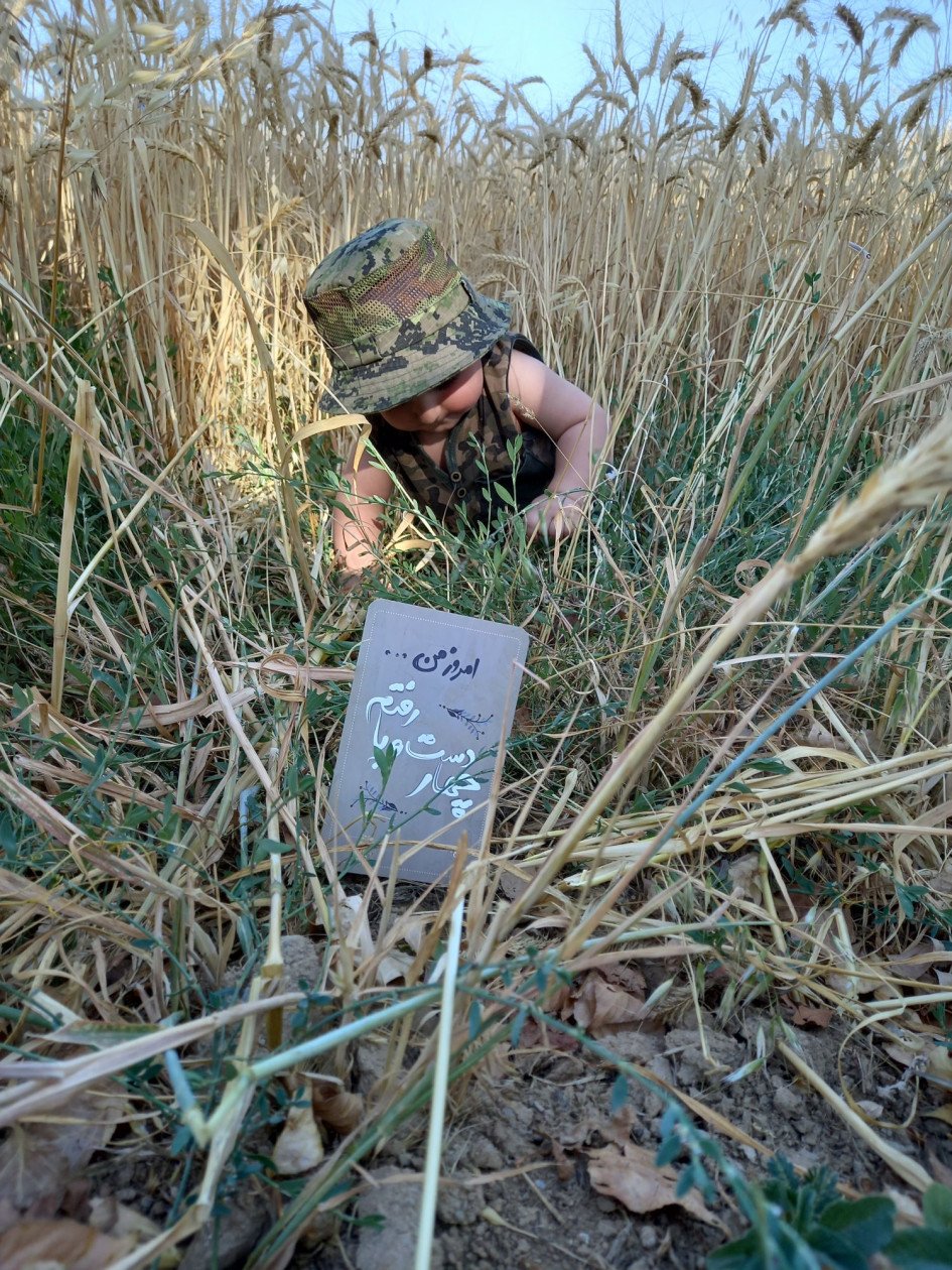 تم عکس تابستانی کودک محمد یاسین محمدیان