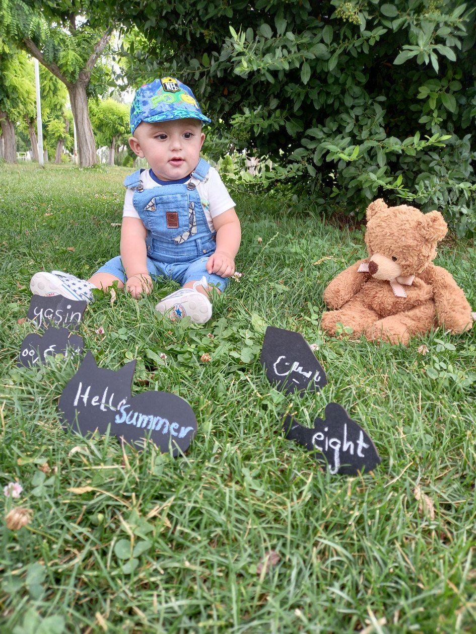 تم عکس تابستانی کودک محمد یاسین محمدیان