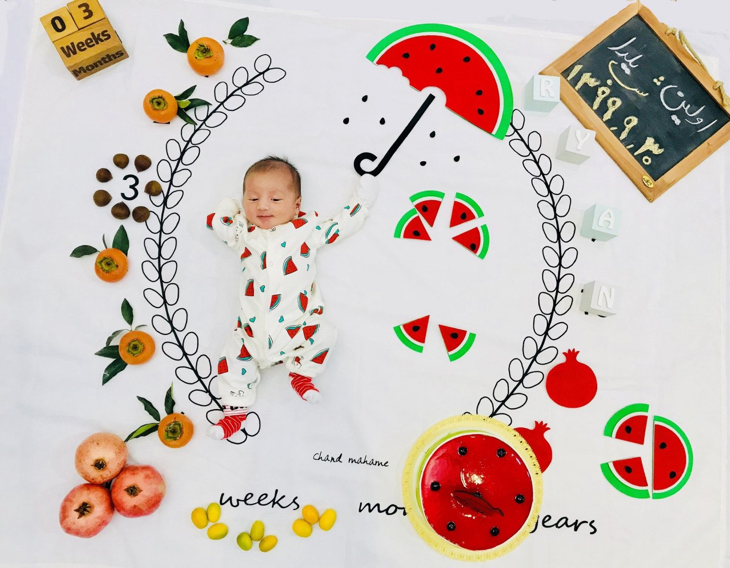 شب یلدا کودک رایان فلاحتکار