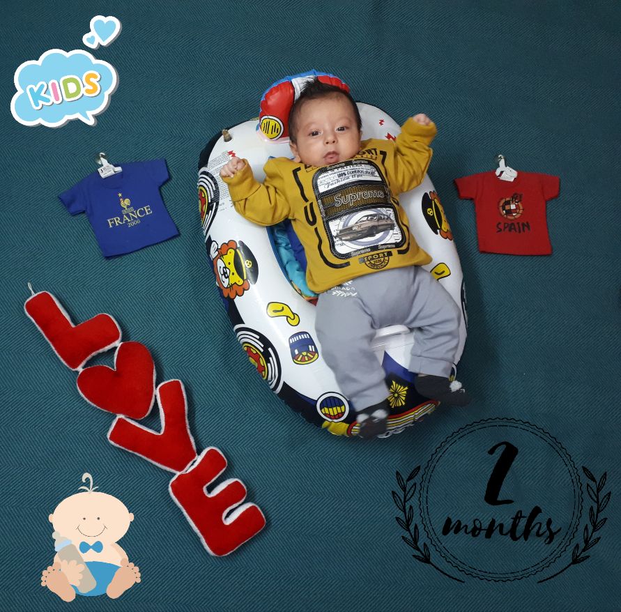 تم عکس تابستانی کودک مانی پنجه بند