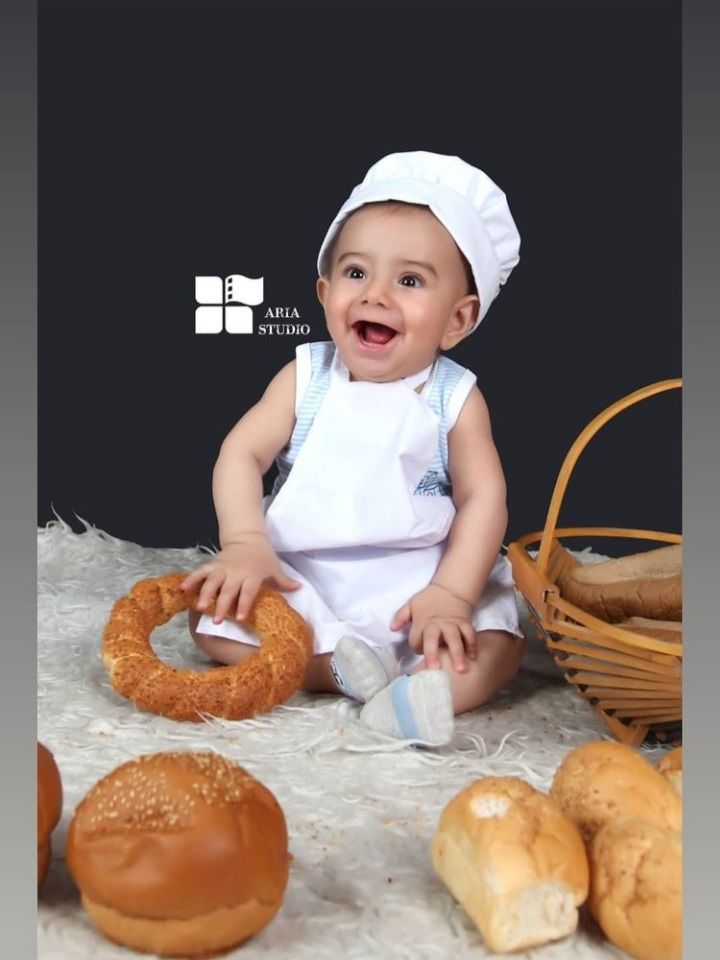 عکس کودک با تم شغلی ارشام دهقان