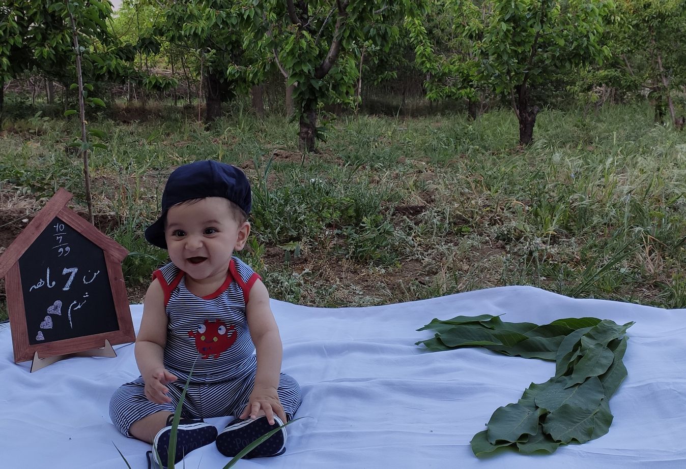 هفت ماهگی نوزاد مهرسام میرتیموری