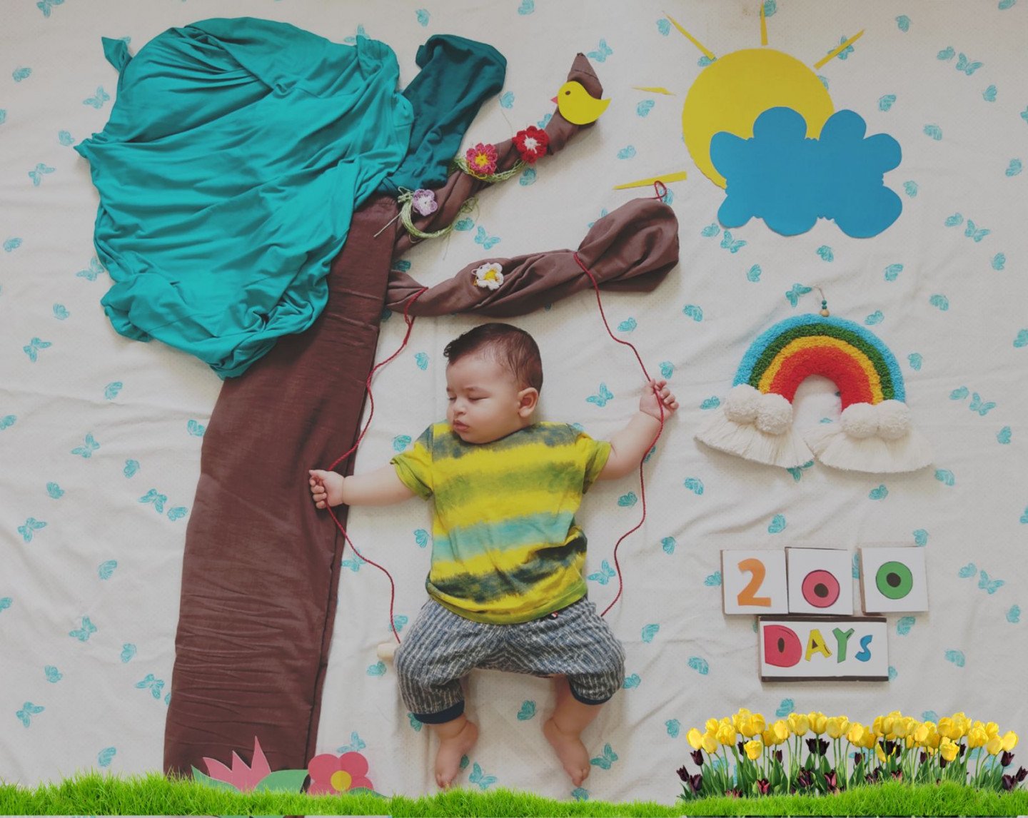 تم عکس تابستانی کودک محمد طه صادقی