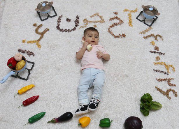 شروع غذای کمکی الوین موسوی