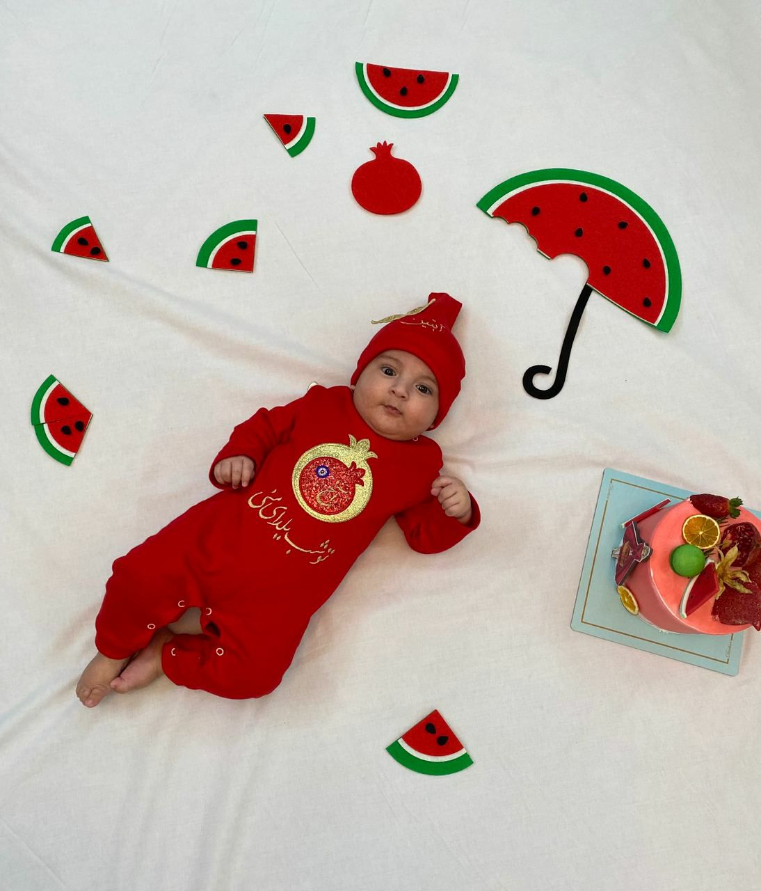 چهار ماهگی نوزاد آبتین فرجی