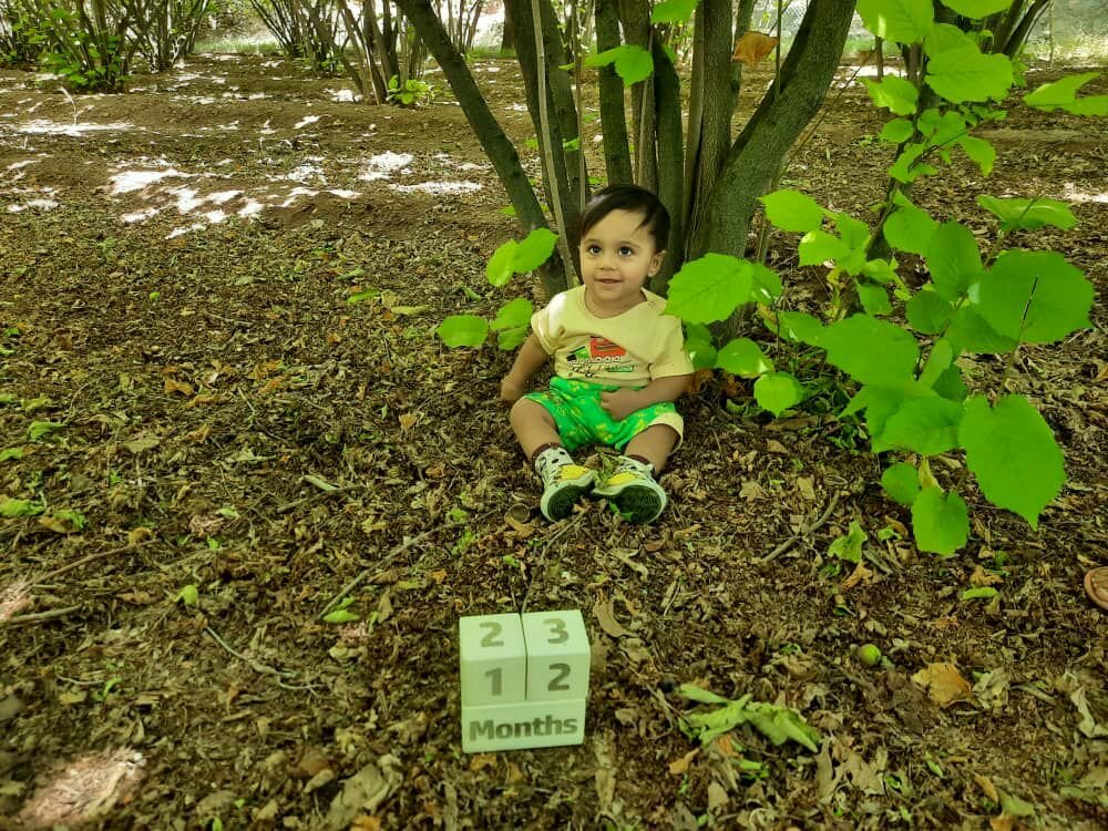 تم عکس تابستانی کودک محمد پارسا پروان